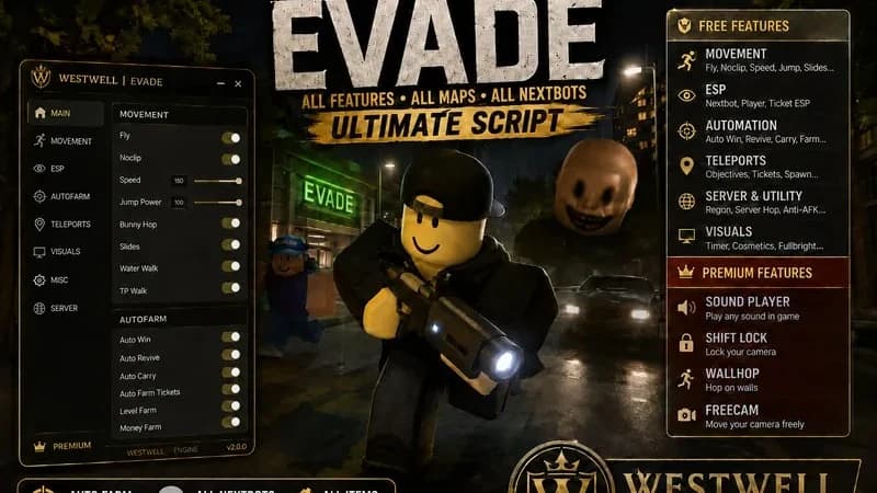 Auto Win • Farming • ESP • Movement • Teleports • VIP Tools
