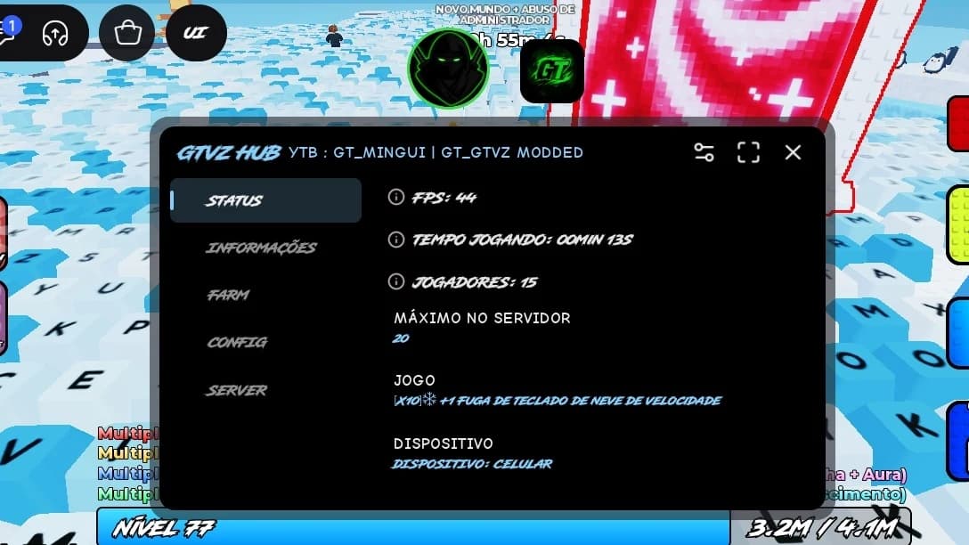 GTVZ HUB | +1 FUGA DE TECLADO DE NEVE