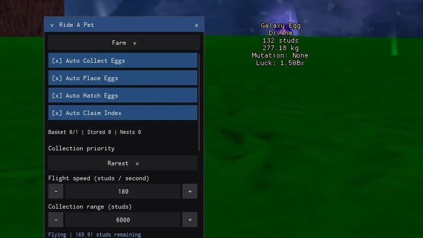 keyless | Auto Collect Eggs, Auto Feed Pets, Auto Sell Pets