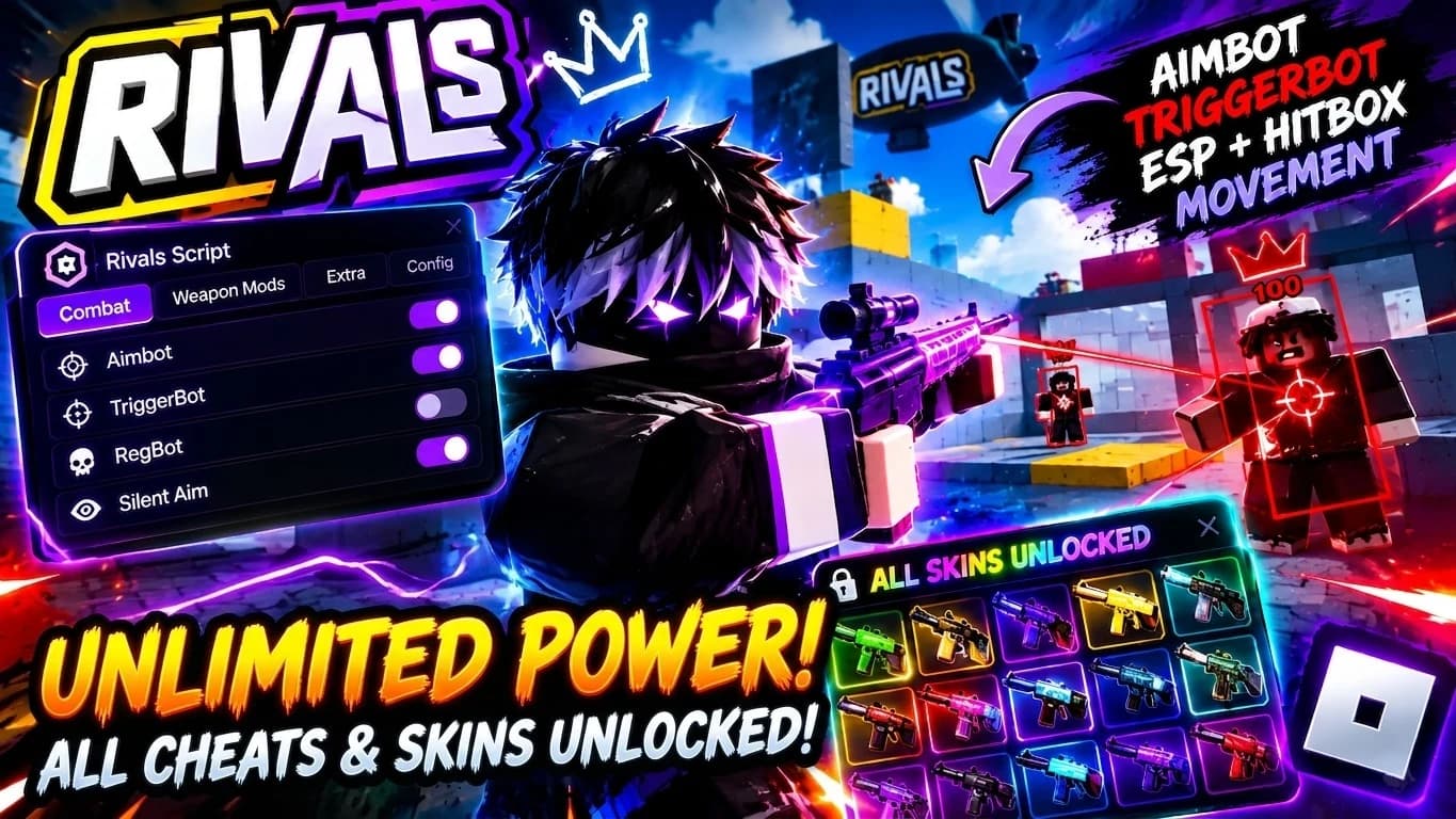 Unlock Skins - Aimbot-Ragebot-Triggerbot-ESP/FULL-WalkSpeed