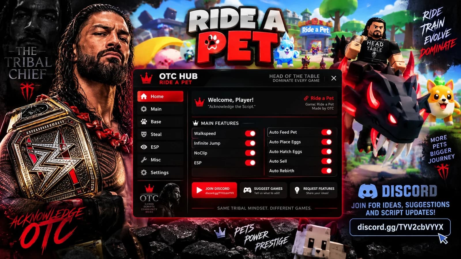 OTC Script | Ride a Pet