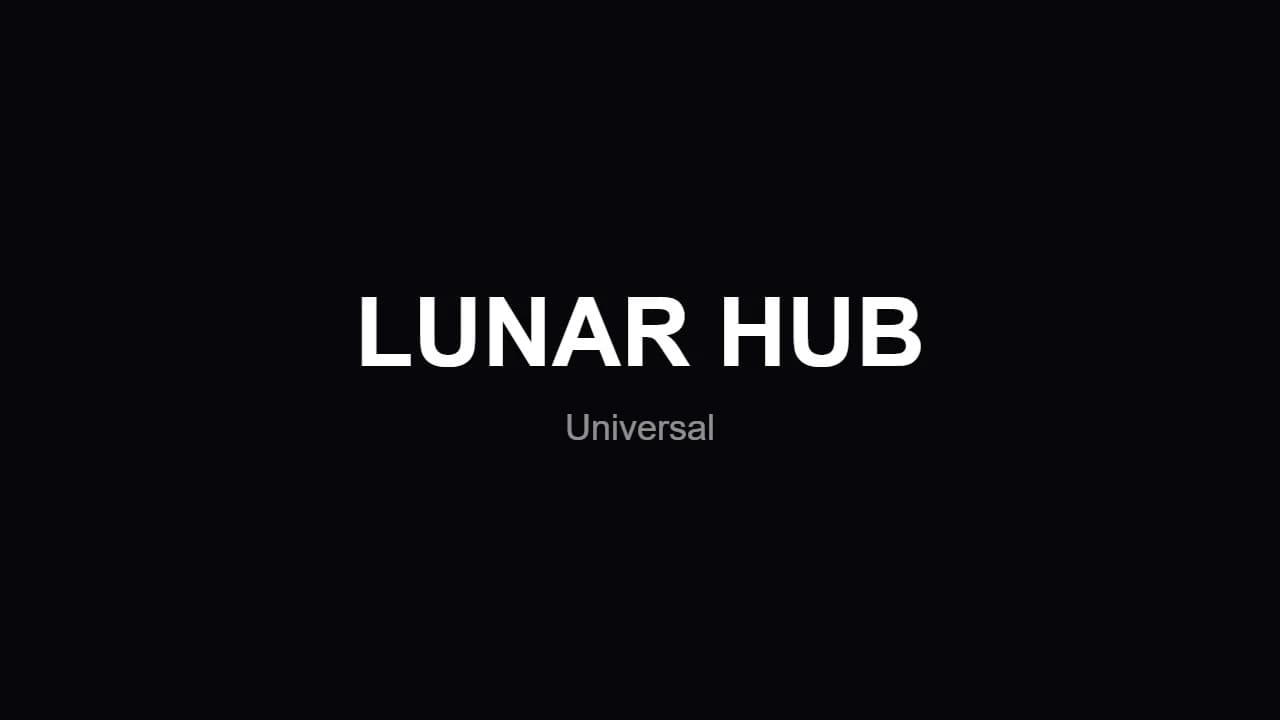 Lunar Hub | Aimlock, ESP, WalkSpeed, BTools