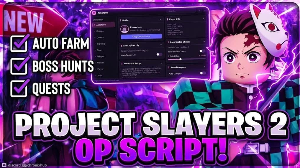 Slayers 2⚔️ [KEYLESS + INSTAKILL + AUTO DUNGEON + AUTO FARM 