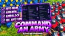 [⚔️ BEST KEYLESS] Command An Army - AUTO FARM & KILL AURA & 