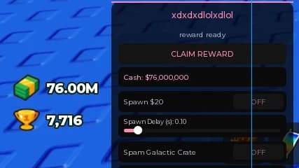 [KEYLESS] Spam WIn, Cash Spawner