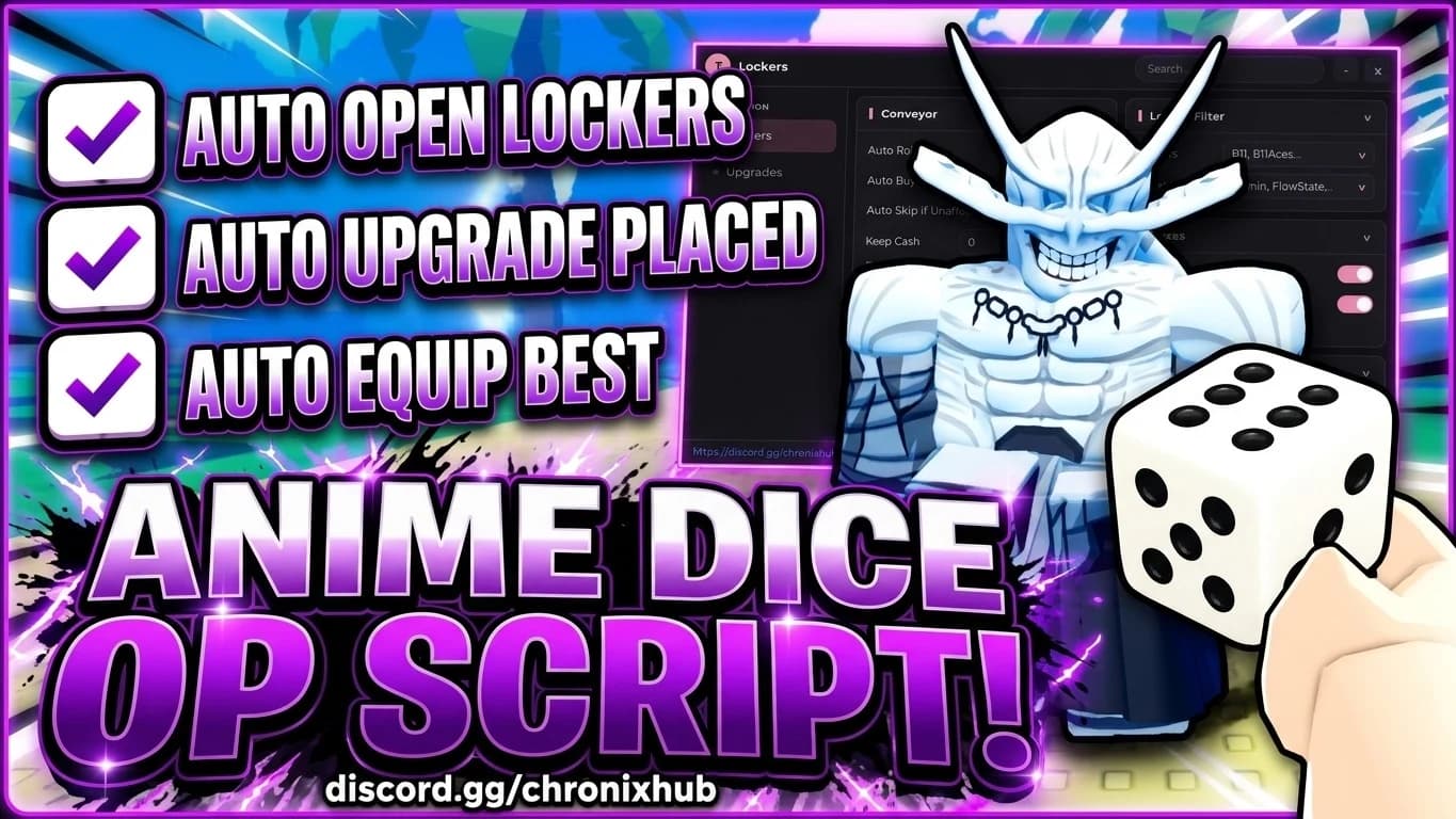 BEST KEYLESS 🎲 Anime Dice [AUTO ROLL + AUTO TOWER 🔥]