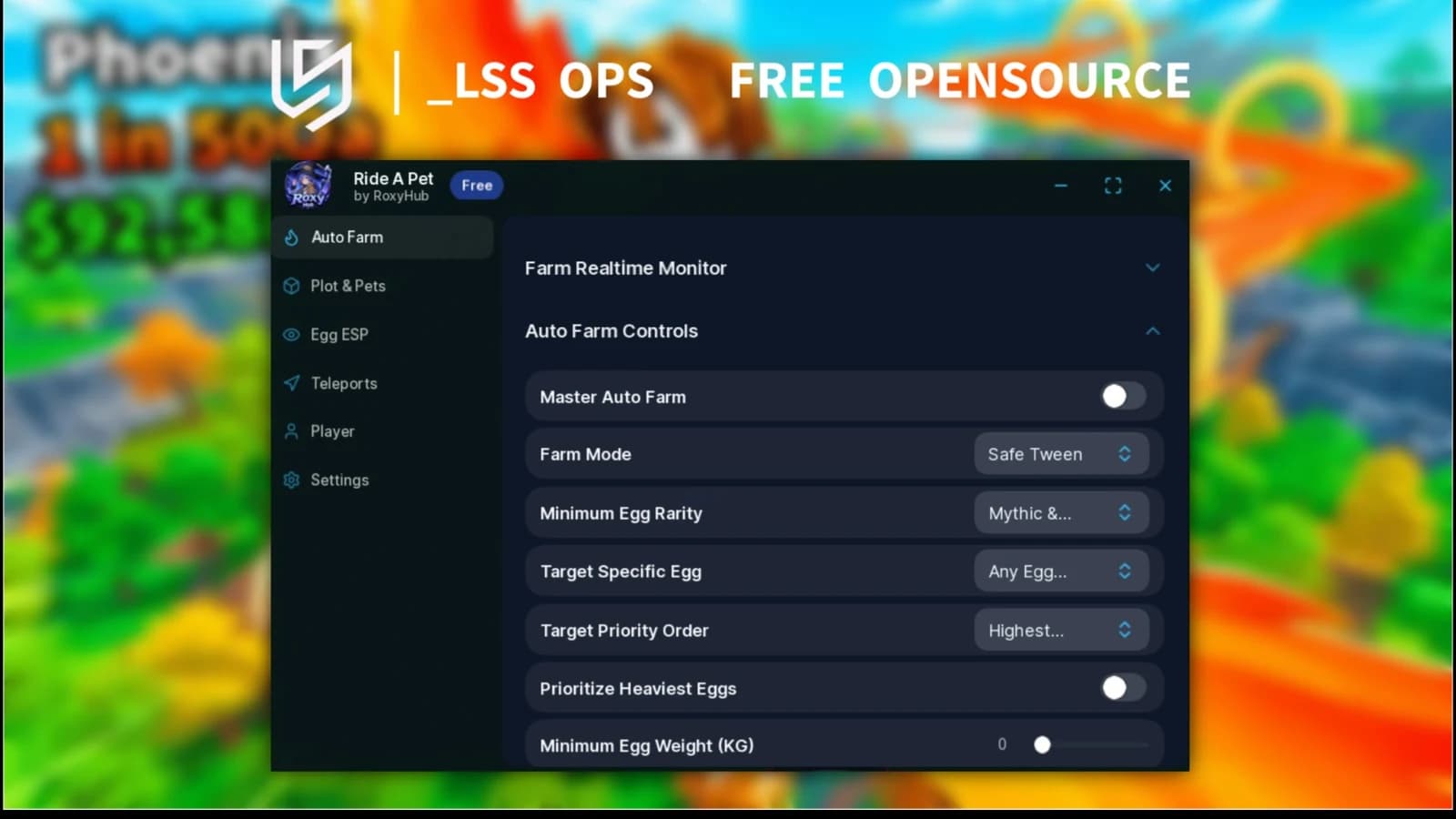 [OPENSOURCE] Roxy Hub | Auto All, Auto Plant/Hatch Eggs, etc