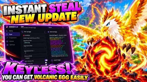 [KEYLESS] Instant Pick-up New Volcanic Egg