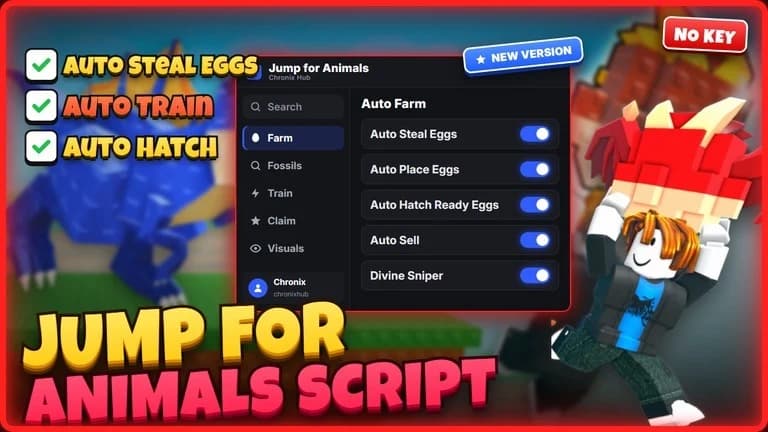 Jump for Animals Script | Auto Steal, Autopilot [NO KEY]