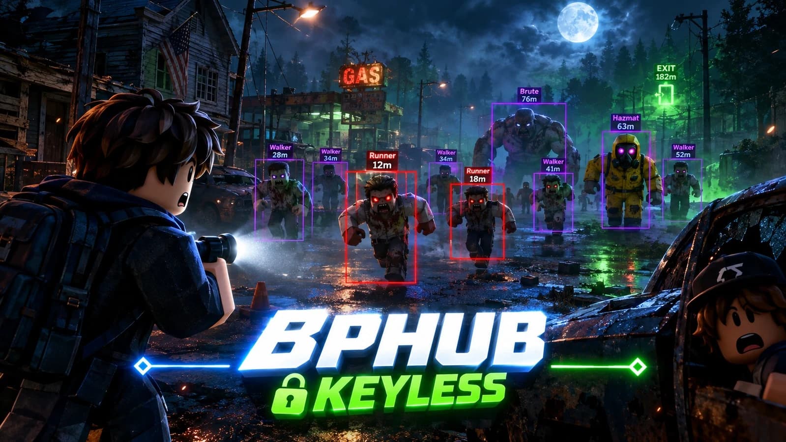 HUSH Free | Zombie ESP + Fullbright