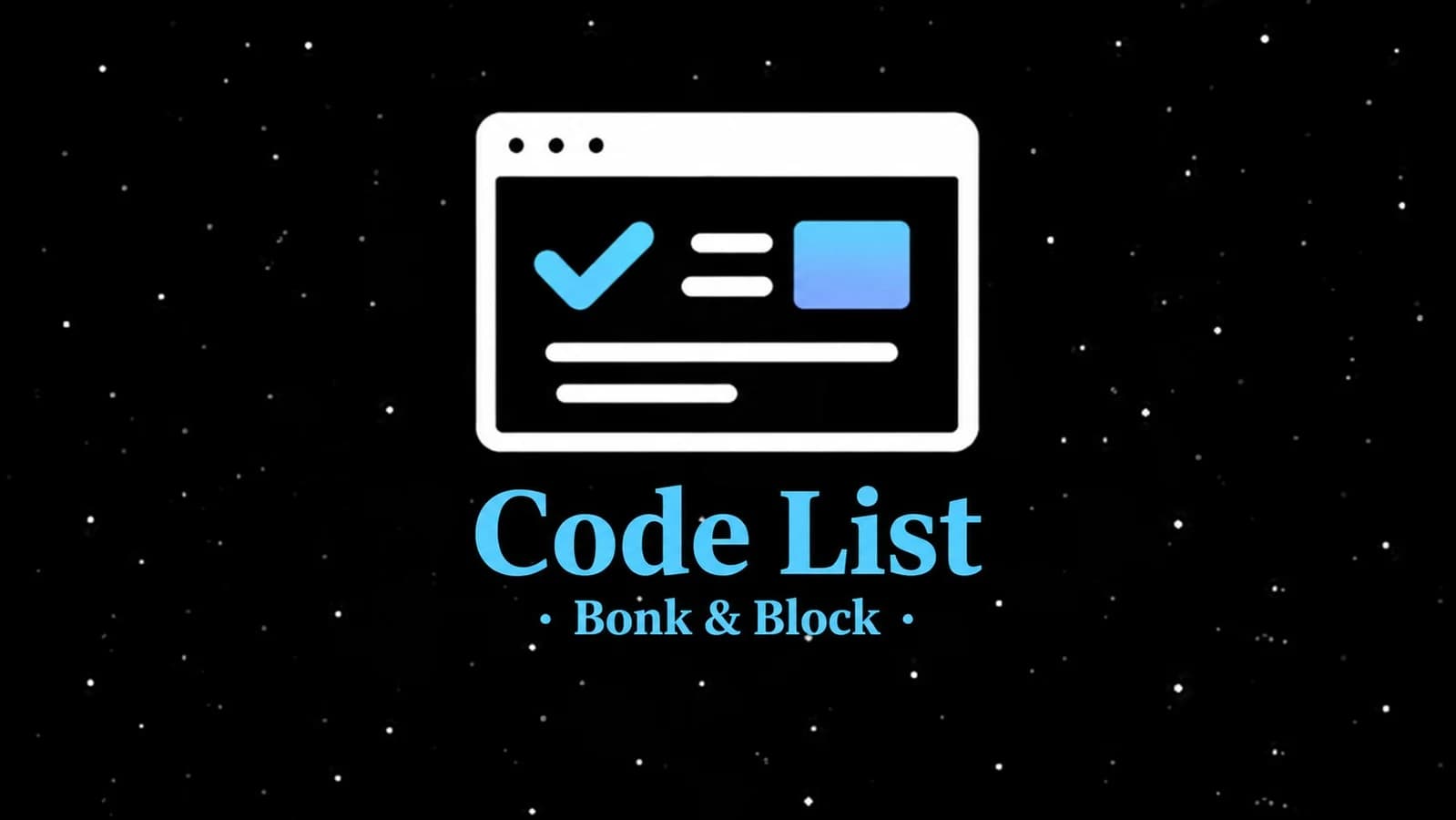 B&Block | Code List