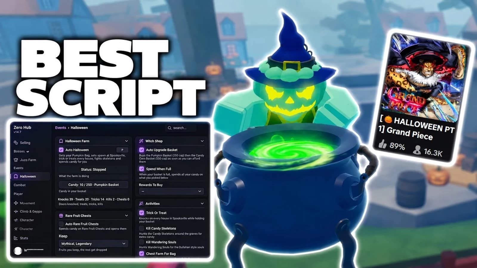 [⭐KEYLESS] GPO SCRIPT | AUTO IMPEL DOWN, AUTO HALLOWEEN OP