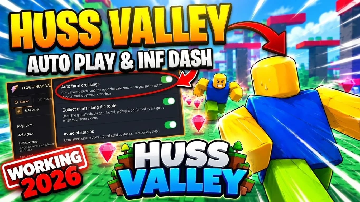 Huss Valley Script | Auto Farm, Auto Catch & More