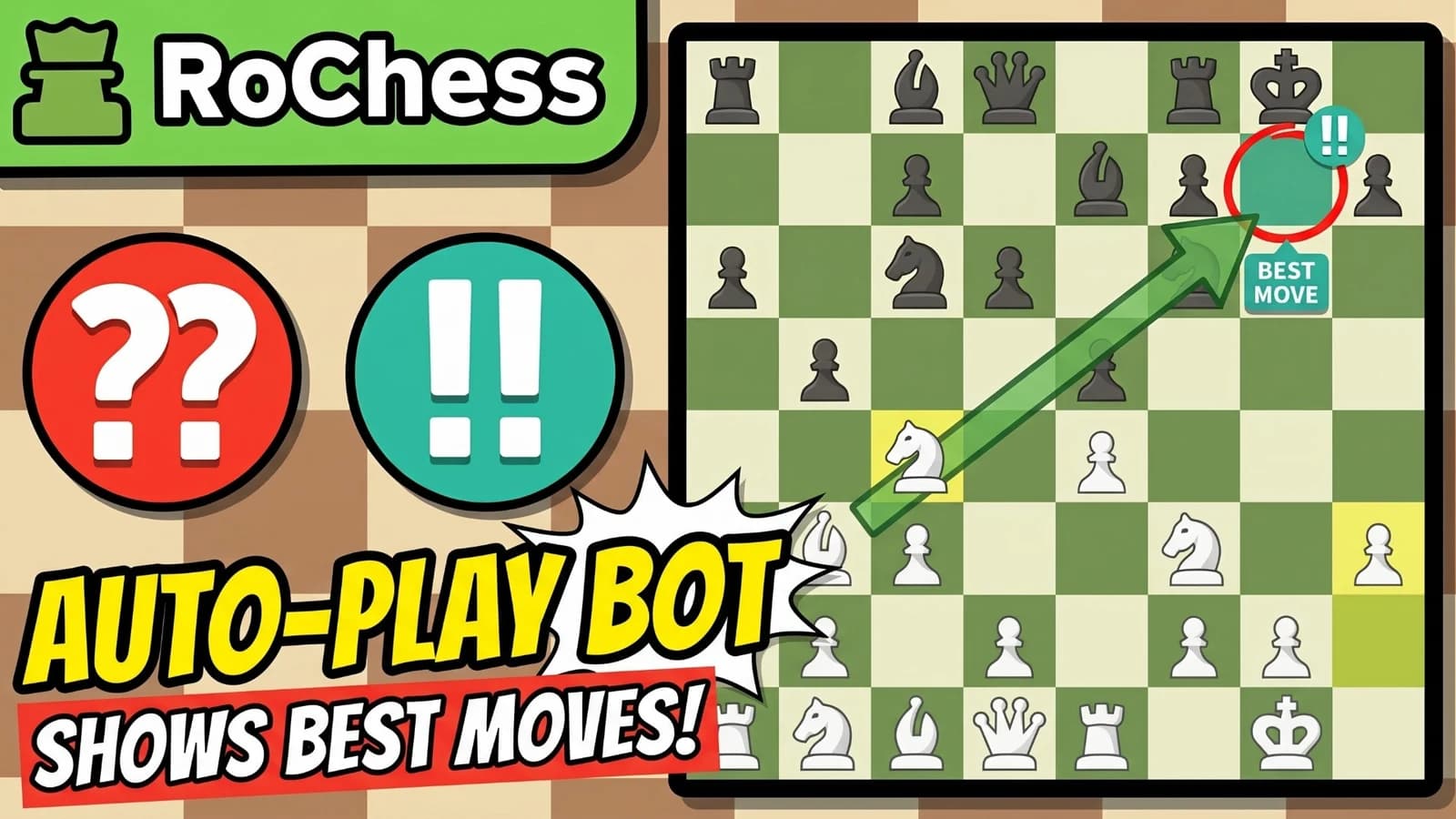 RoChess Auto-Play Bot and Show Best Move | Arsenic Hub