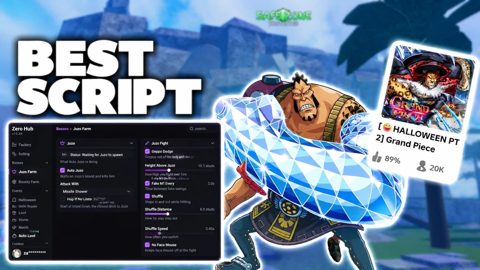 [FREE KEYLESS] GRAND PIECE ONLINE | AUTO JOZU, KK FARM OP