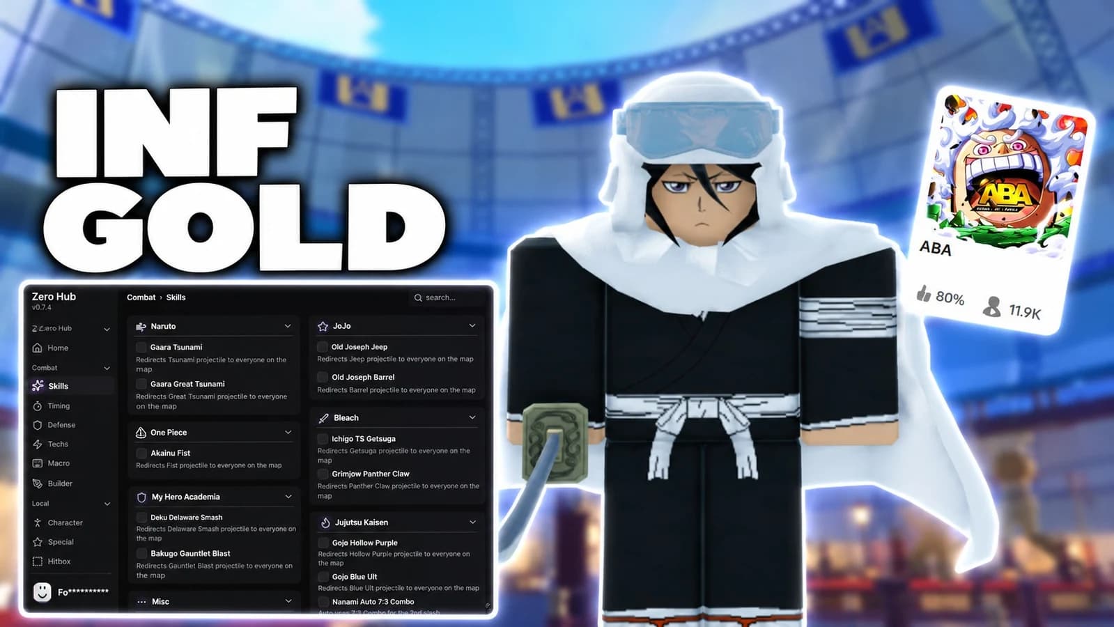 [⭐ INF GOLD ] ABA SCRIPT | GET 100K A NIGHT | OP SCRIPT