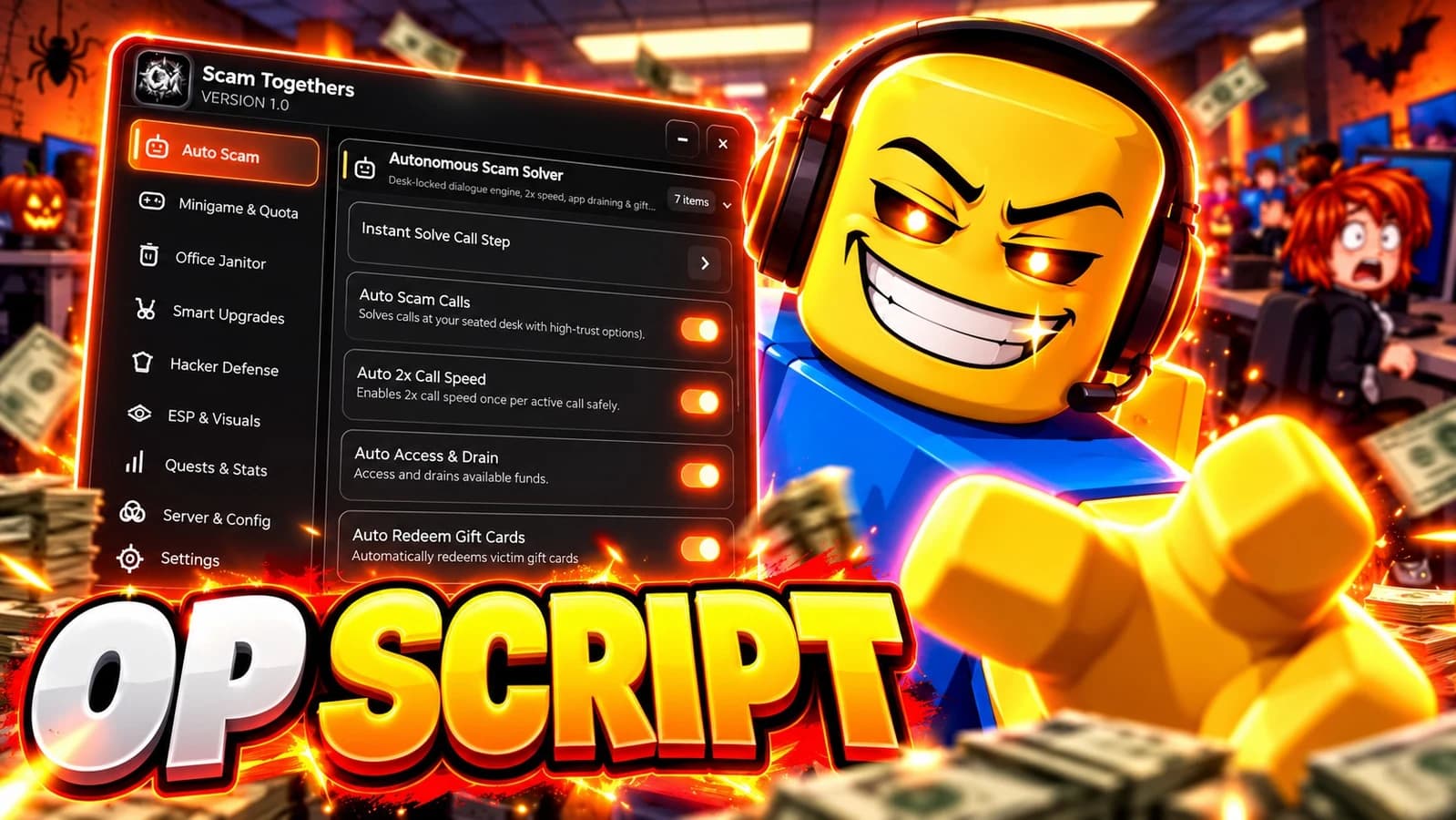 CM HUB | SCAM WITH YOUR FRIENDS | OP SCRIPTS | MORE FEATURES