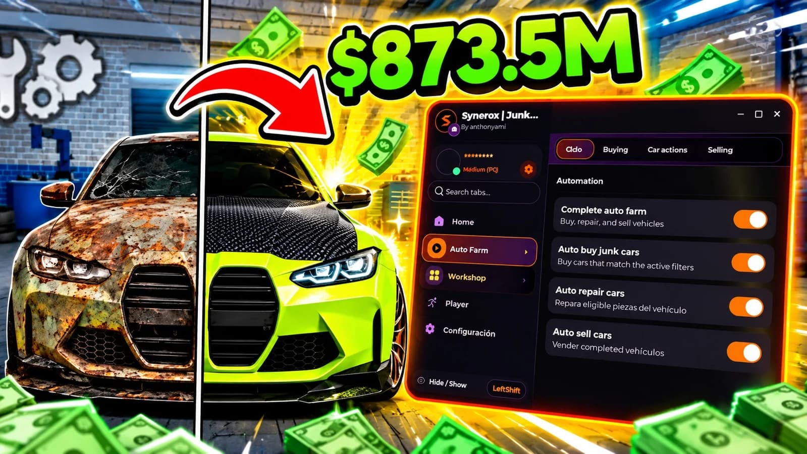 Junk Mechanics - AUTO FARM | Buy, Repair & Sell