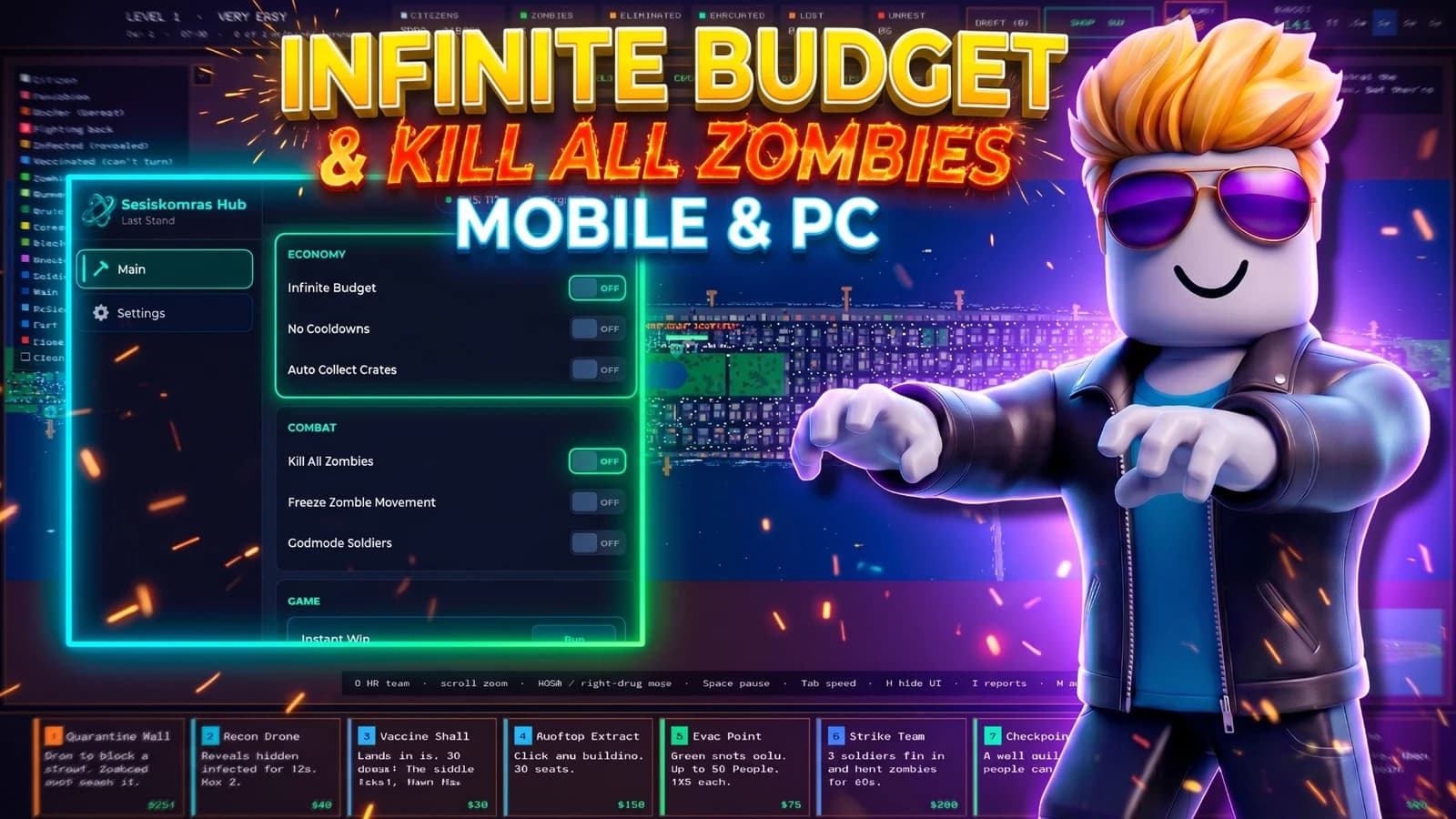 Infinite Budget, Kill All Zombies | Sosiskomras Hub