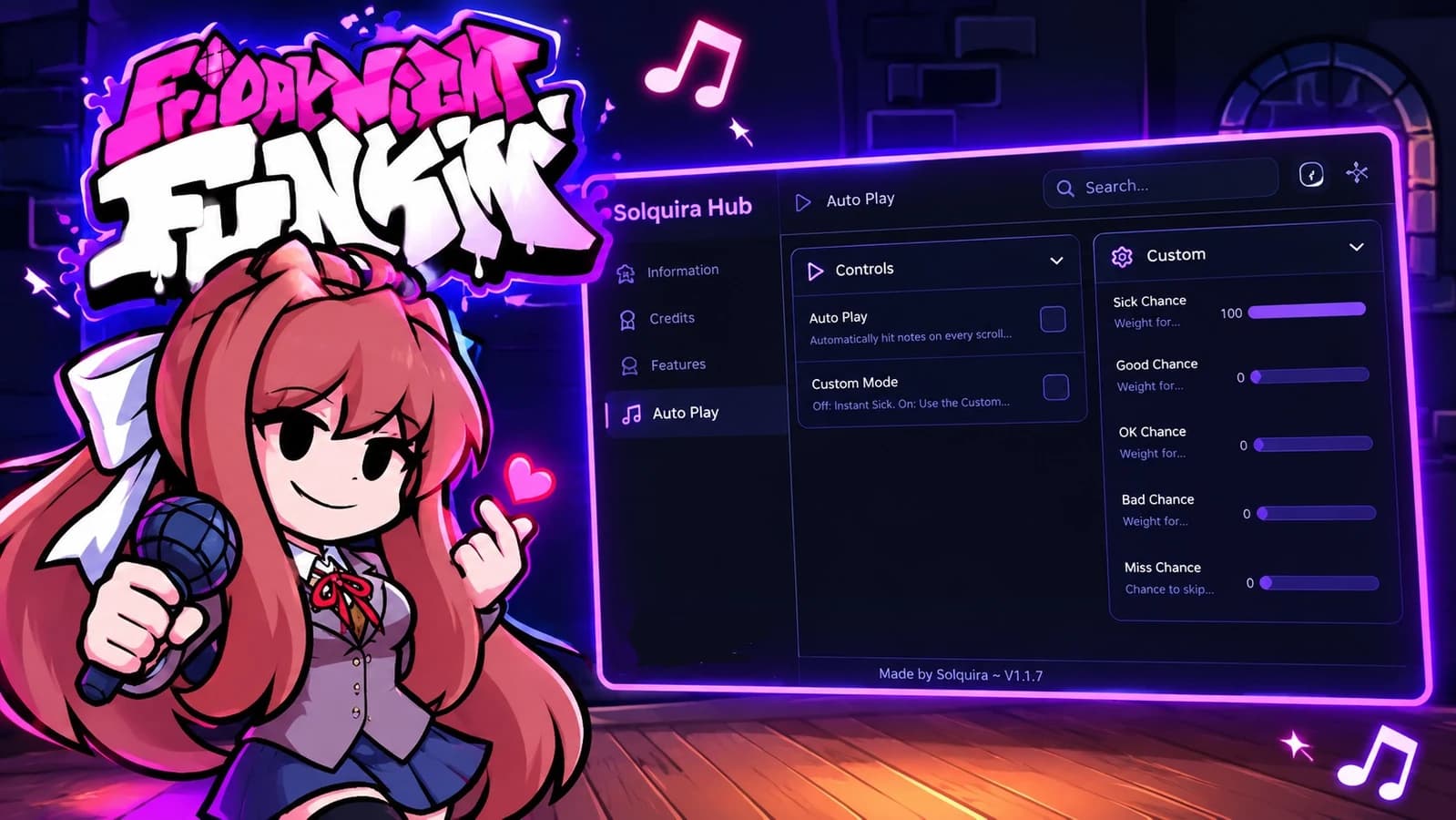 ⋆˚࿔ Auto Play / Custom Mode┃Solquira Hub⋆˚࿔