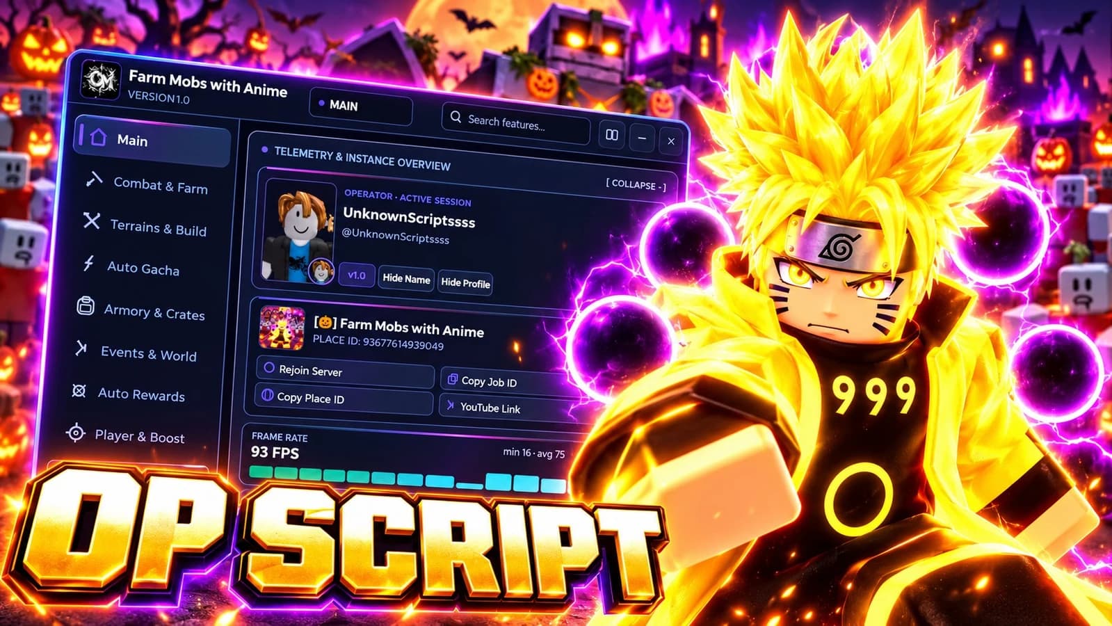 Farm Mobs with Anime | CM HUB | OP SCRIPTS | MORE FEATURES