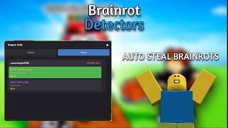 Brainrot Detectors | AUTO STEAL BRAINROTS YouTube thumbnail