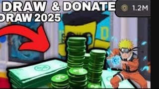 Draw & Donate Auto Draw YouTube thumbnail
