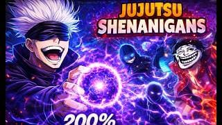 jujutsu shenanigans game breaking script YouTube thumbnail