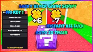 Instant All Luck , Auto 2x train (MORE) YouTube thumbnail