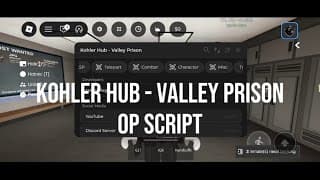 Kohler Hub - Valley Prison OP Script YouTube thumbnail