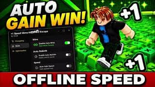 Auto Gain Wins, Auto Gain Speed, Auto Rebirth & More YouTube thumbnail