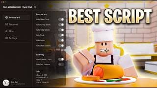 Auto Collect Cash Auto Serve Auto Cook and more in script YouTube thumbnail