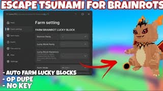 Escape Tsunami For Brainrot YouTube thumbnail