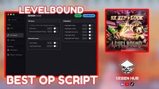 Seisen Hub | Levelb0und | Auto Farm | Kill Aura and More YouTube thumbnail