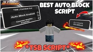 [BEST] Auto Block | The Strongest Battlegrounds | KEYLESS YouTube thumbnail