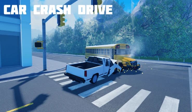 FE paid car spawner car crash drive