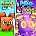 Auto click, equip best pets, upgrade, claim chests, rebirth