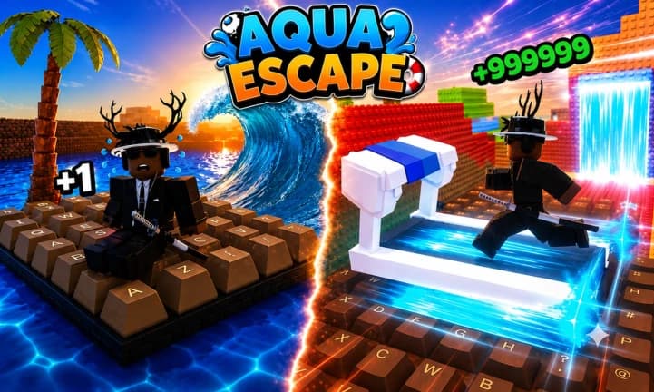 (NEW TRAILS+1 Speed Aqua EscapeAUTOFARM SPEED WINS PC/MOBILE