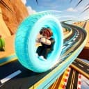 Ride tire slide down