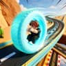 Ride tire slide down