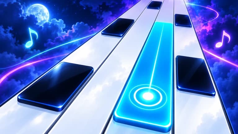 Piano Rhythm Tiles | Auto-play, Auto-farm, Aimbot, ESP