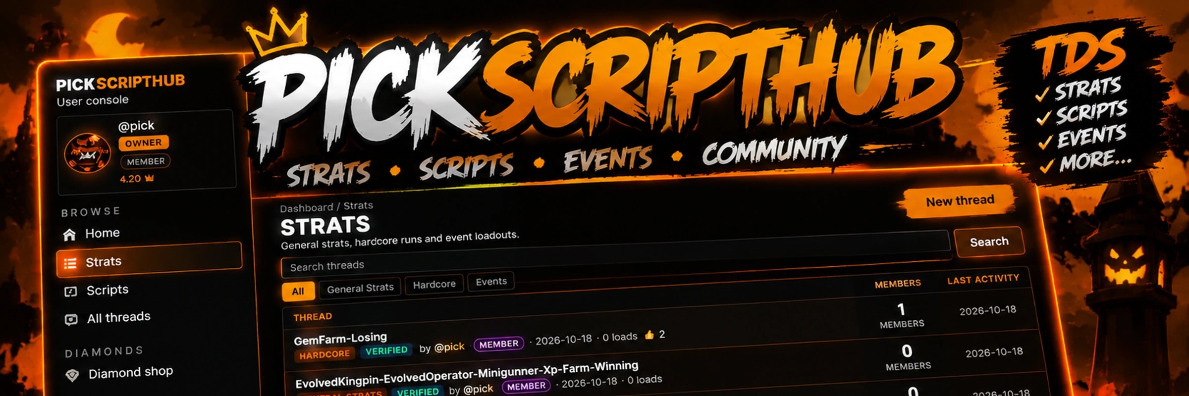 PickHub's banner