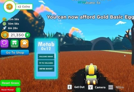 Lawn Mower Simulator GUI