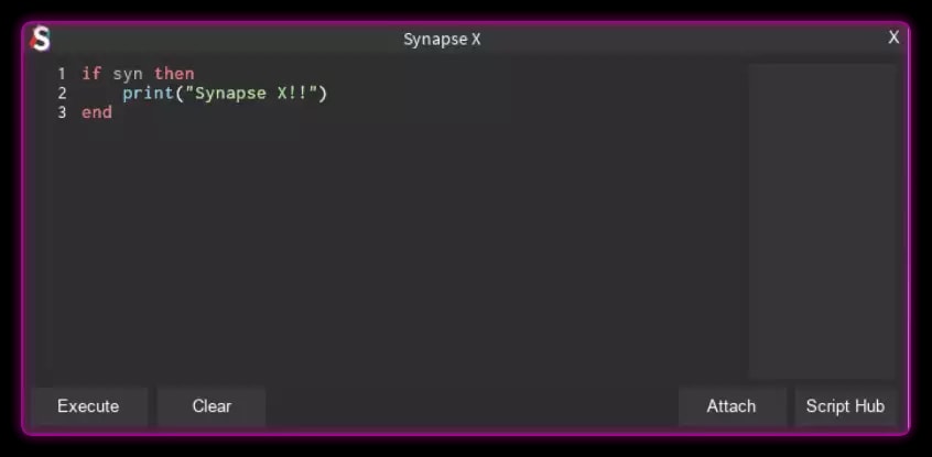 In Game Executor (Synapse X)