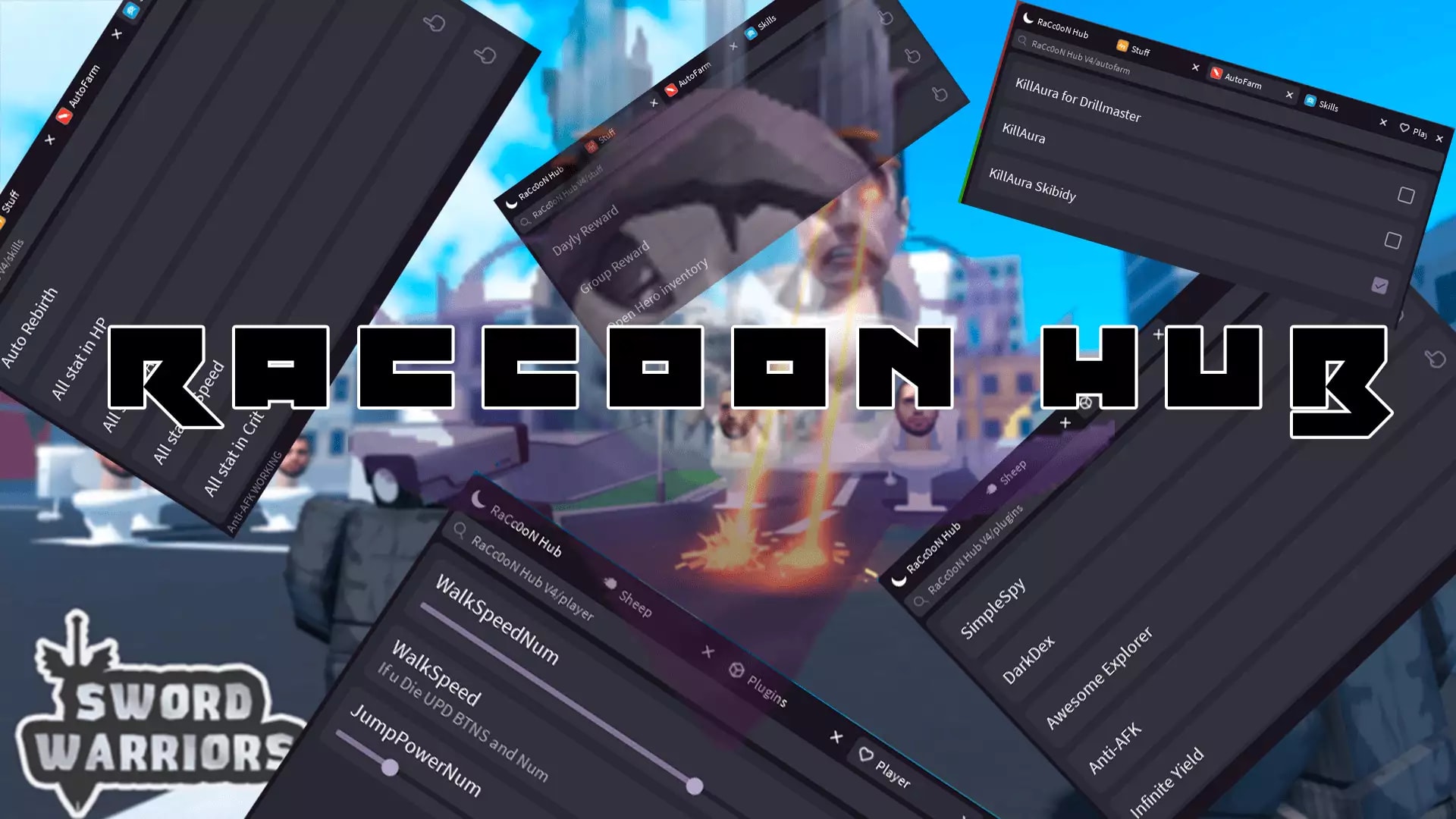 ⚔️Sword Warriors! - RaCc0oN Hub
