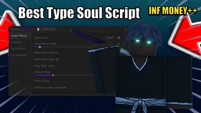 Best Type Soul Auto-Parry, Auto-Farm, AND MORE | Vexium Hub 12+ Games Supported