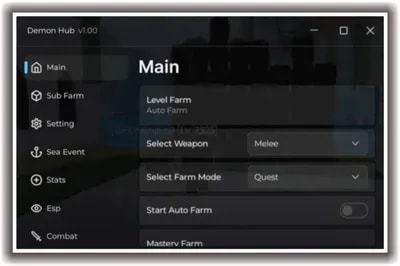 SCRIPT BLOXFRUITS AUTO FARM LEVEL | SEA EVENT | MASTERY
