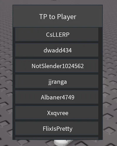 OP TP Gui (tp to any player)