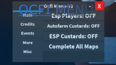 Ocfi Menu STVSR