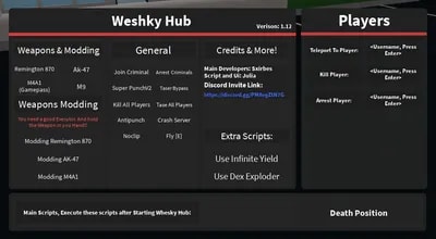 Weshky Hub 1.12